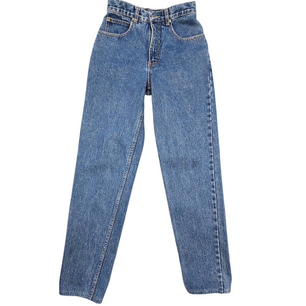 Lawman Jeans Womens 5 Vintage High Waisted Tapered Leg Blue Denim Medium Wash